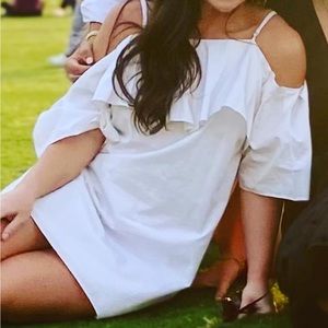 Amanda Uprichard cold shoulder shift dress